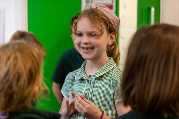 Pupils as Lostwithiel school